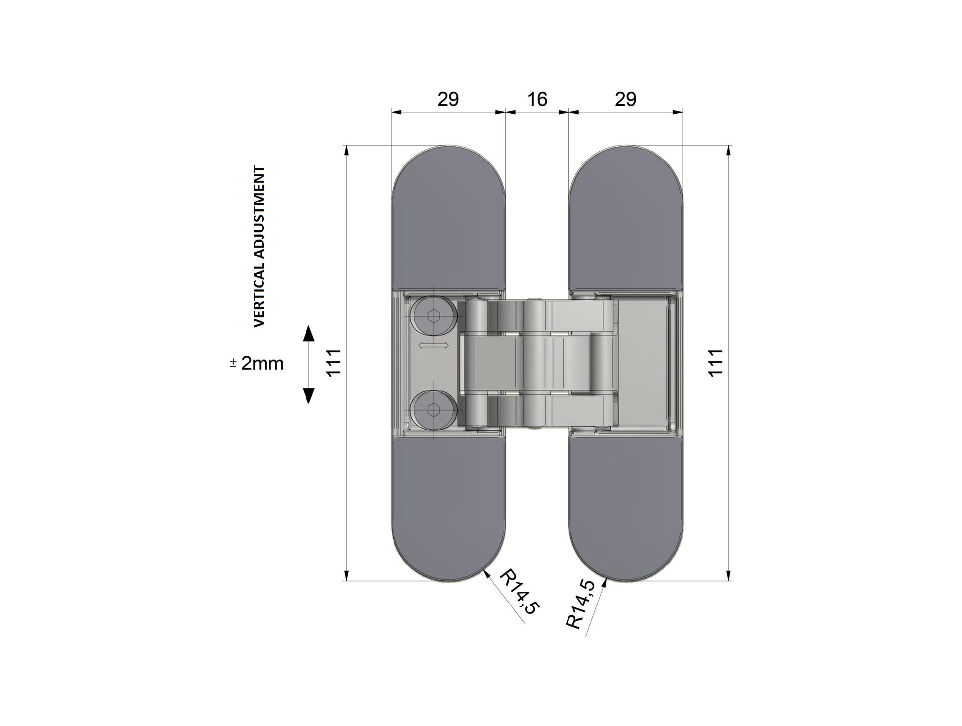 HIDDEN HINGE TKZ ESPRIT PLUS - Arya