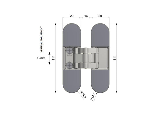 HIDDEN HINGE TKZ ESPRIT PLUS - Arya